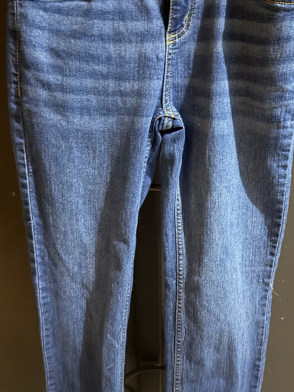 Men’s/Teen Dark Blue Stretch Jeans - Classic Slim Fit 28x30